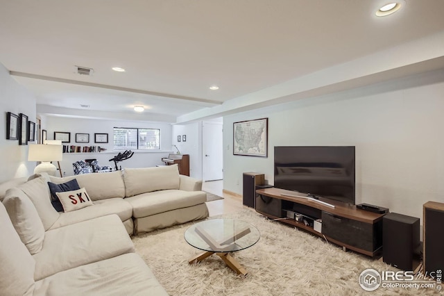 912 Sailors Reef Ft, Collins, CO 80525 - living room with visible vents and recessed lighting