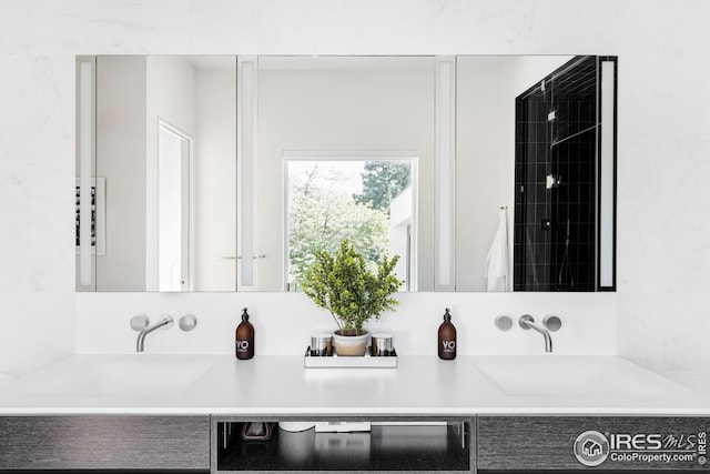 full bathroom with vanity