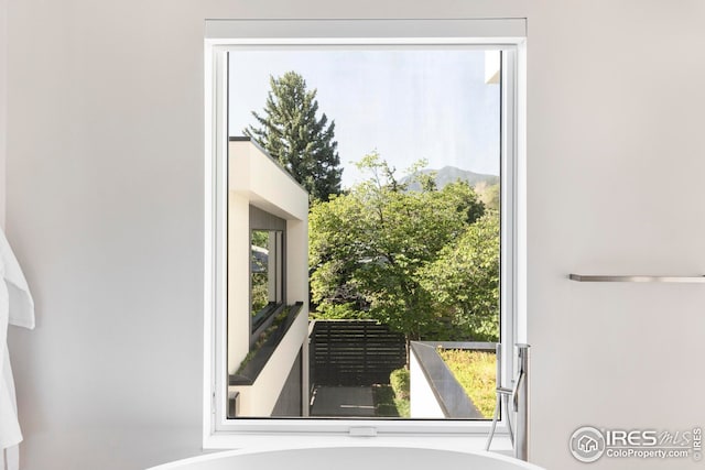 view of doorway to outside