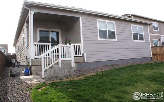 245 Swallow Rd, Johnstown, CO 80534 - view of rear view of house
