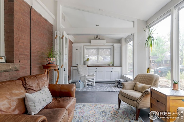 sunroom with visible vents