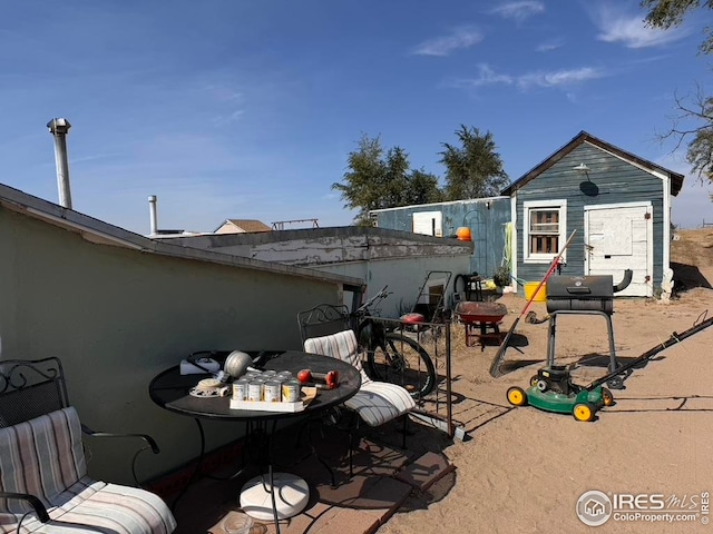 exterior space with a patio area
