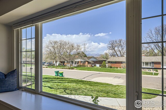 entryway featuring a residential view