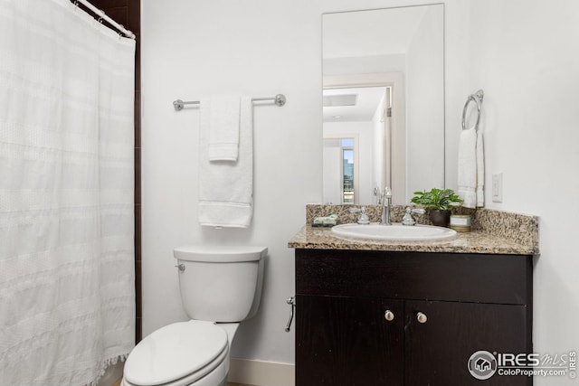 2001 Lincoln St Unit 2113, Denver, CO 80202 - bathroom with vanity and toilet