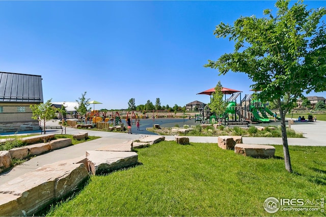 5433 Wishing Well Dr, Timnath, CO 80547 - surrounding community featuring a lawn