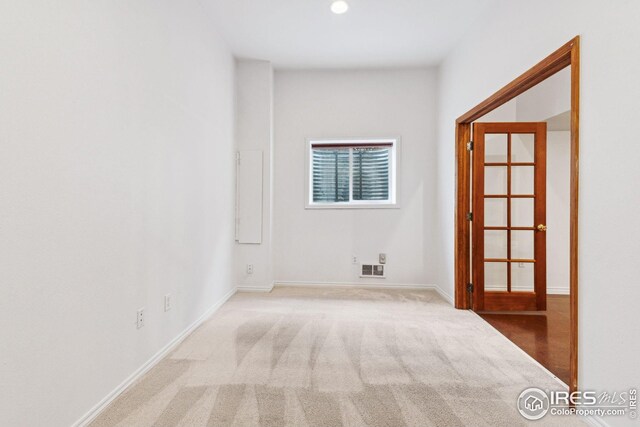 4856 10th St, Boulder, CO 80304 - carpeted empty room featuring baseboards and recessed lighting