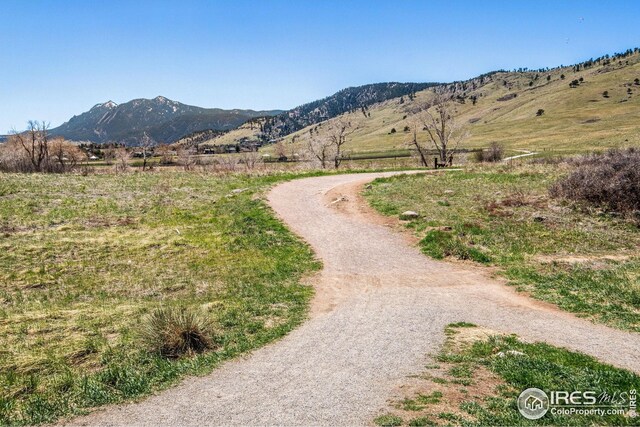 4856 10th St, Boulder, CO 80304 - view of mountain backdrop featuring rural landscape
