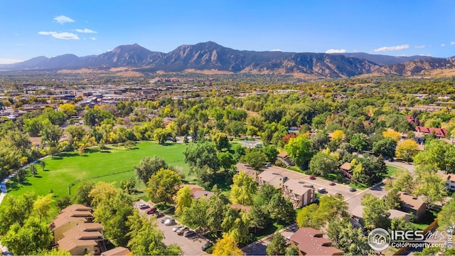 aerial perspective of suburban area featuring mountains