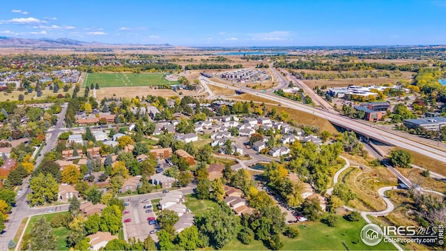 aerial view of property and surrounding area