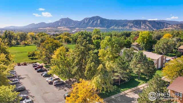 bird's eye view of mountains