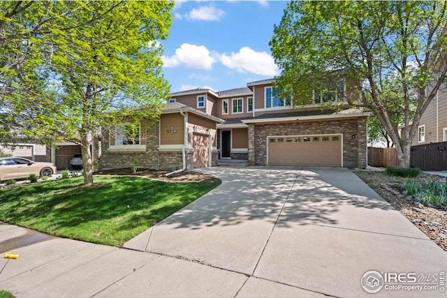 view of front of property featuring concrete driveway, an attached garage, and brick siding