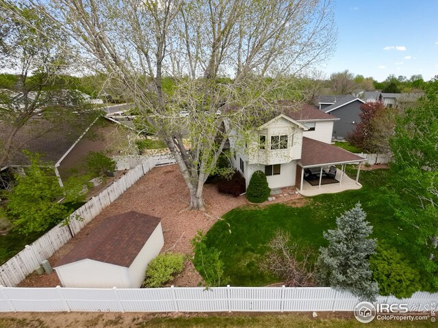 1108 Basin Ct, Windsor, CO 80550 - aerial view of property and surrounding area