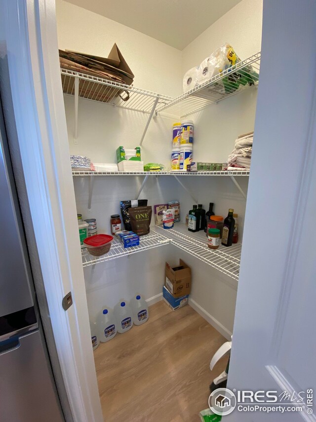 view of pantry
