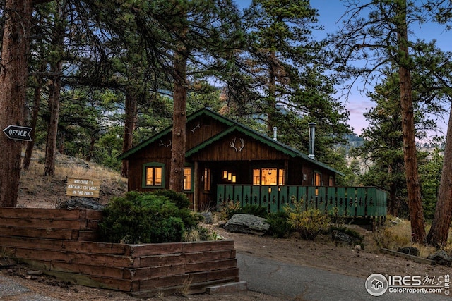 2450 Eagle Cliff Rd, Estes Park, CO 80517 - view of chalet / cabin
