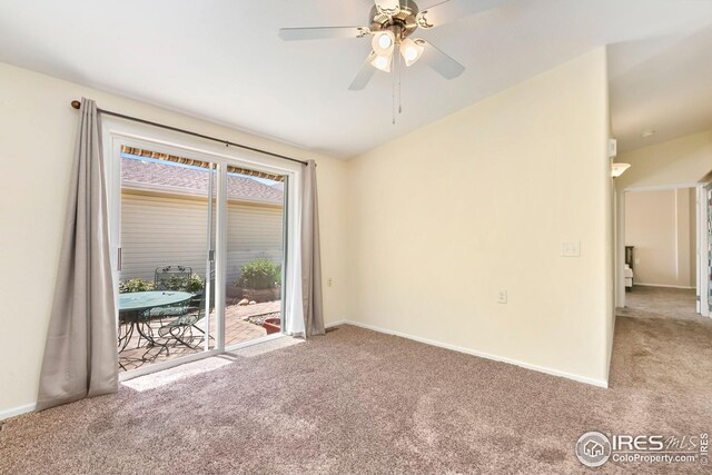 955 Sunchase Dr, Fort Collins, CO 80524 - carpeted spare room with baseboards and a ceiling fan