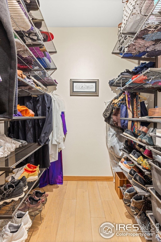 1140 Portland Pl Unit 207, Boulder, CO 80304 - walk in closet with wood finished floors