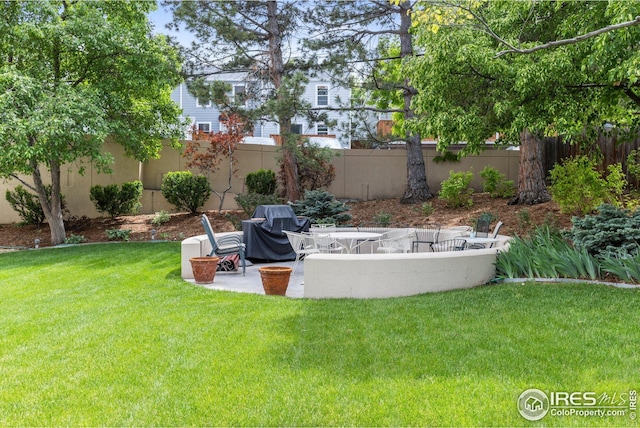1140 Portland Pl Unit 207, Boulder, CO 80304 - view of yard featuring a patio