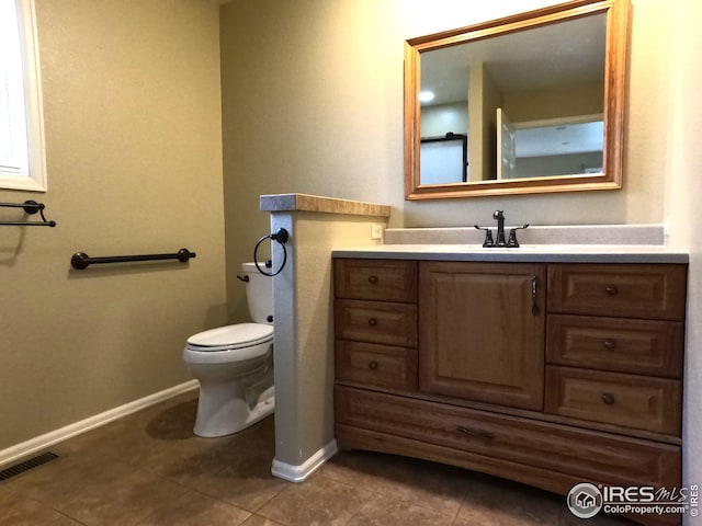 22198 County Road 25, Fort Morgan, CO 80701 - bathroom with vanity and tile patterned floors