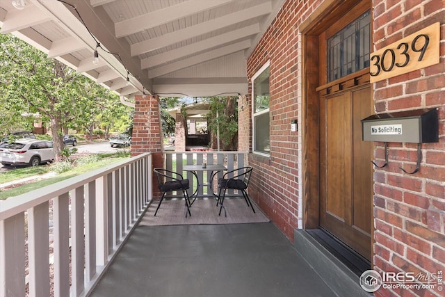 3039 W Denver Pl, Denver, CO 80211 - view of covered porch