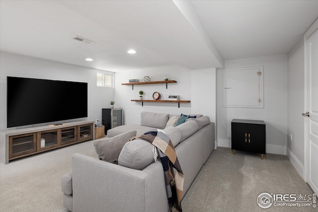 3039 W Denver Pl, Denver, CO 80211 - living area with recessed lighting and baseboards
