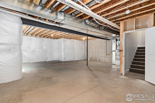 2497 Trio Falls Dr, Loveland, CO 80538 - unfinished below grade area featuring stairs