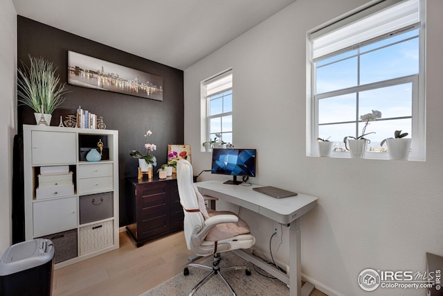 542 Highlands Cir, Erie, CO 80516 - office space with light wood-style floors and baseboards