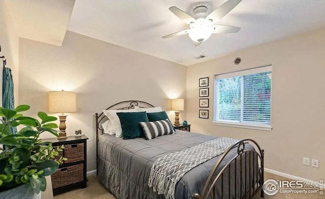 2639 County Fair Ln, Fort Collins, CO 80528 - carpeted bedroom featuring baseboards and ceiling fan