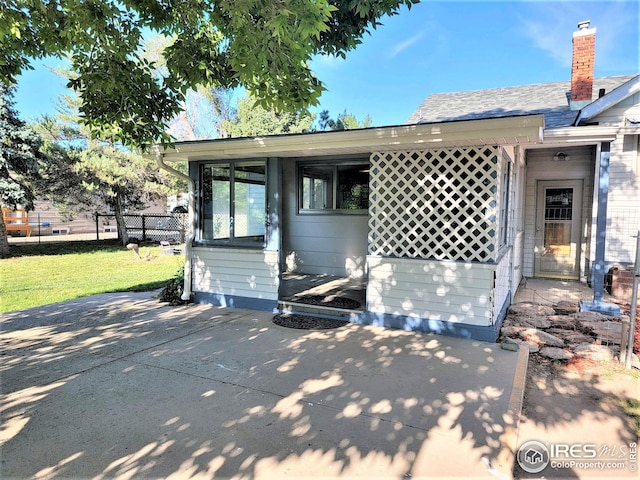 402 N Washington Ave, Fleming, CO 80728 - view of front of home featuring a chimney