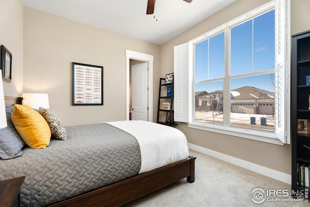 1030 Larimer Ridge Pkwy, Timnath, CO 80547 - carpeted bedroom featuring baseboards and a ceiling fan