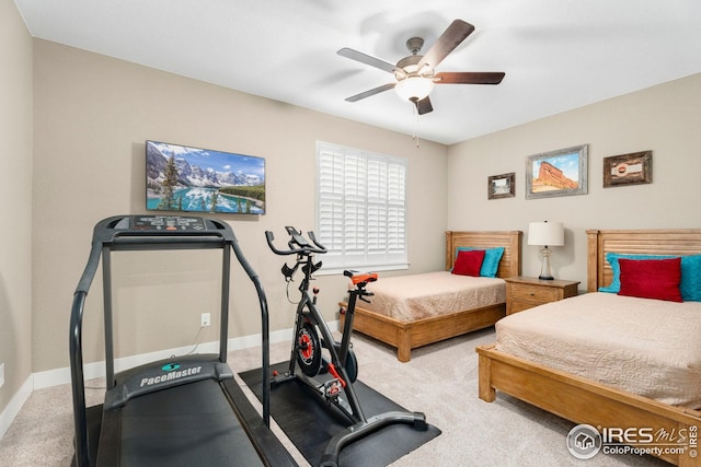 1030 Larimer Ridge Pkwy, Timnath, CO 80547 - bedroom featuring carpet floors, baseboards, and a ceiling fan