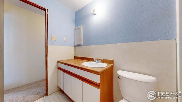 8208 Peakview Dr, Fort Collins, CO 80528 - bathroom featuring vanity and toilet