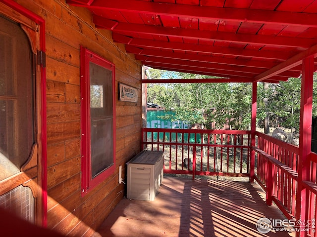 264 Harris St, Bailey, CO 80421 - deck featuring a water view