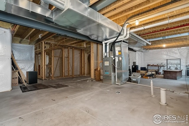 1958 Autumn Moon Dr, Windsor, CO 80550 - unfinished basement featuring heating unit