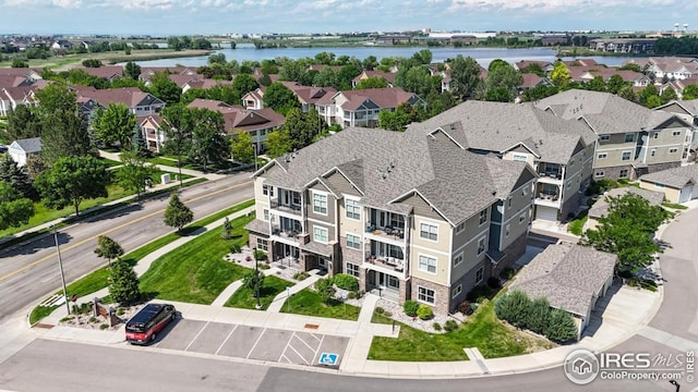 4642 Hahns Peak Dr Unit 101, Loveland, CO 80538 - aerial perspective of suburban area featuring a large body of water