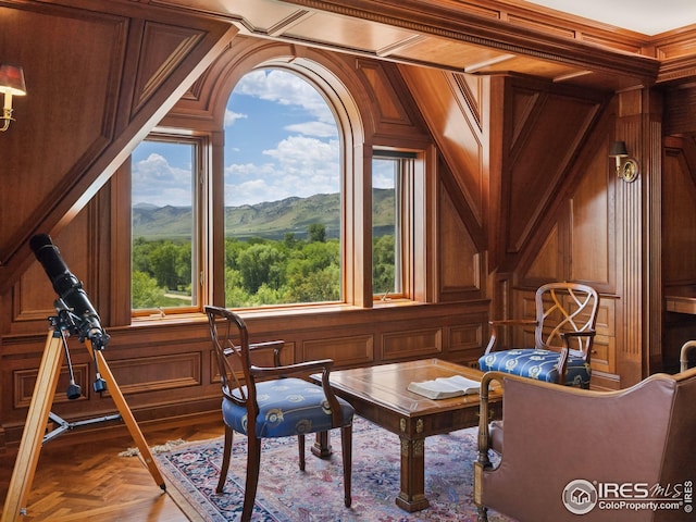 8000 N 41st St, Longmont, CO 80503 - living area featuring a mountain view