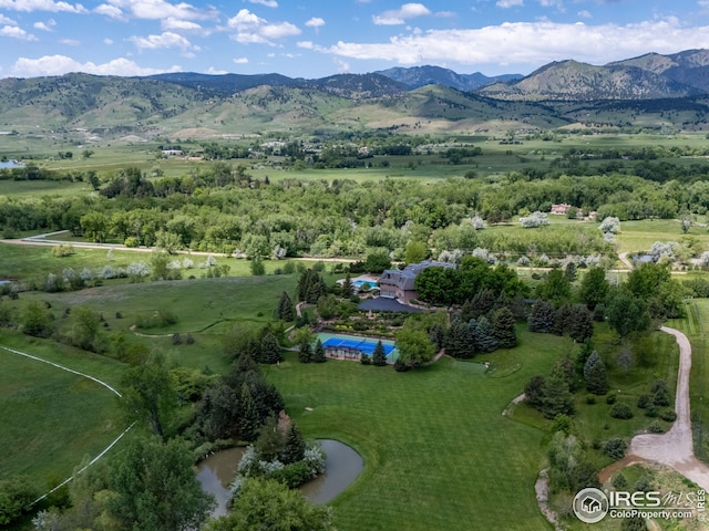 8000 N 41st St, Longmont, CO 80503 - bird's eye view of a water and mountain view