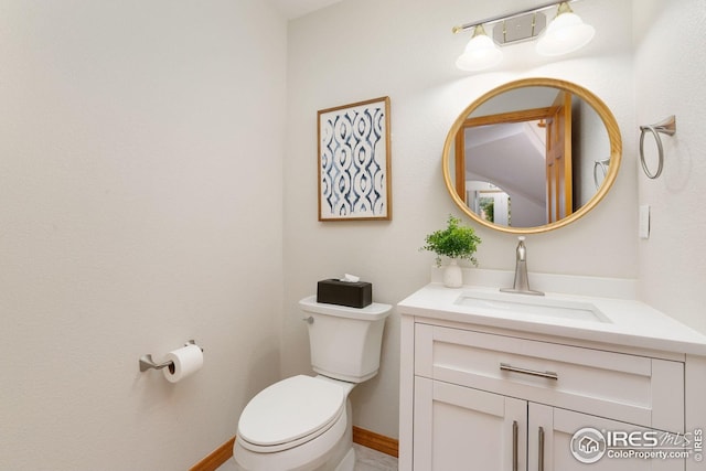 3514 Copper Spring Dr, Fort Collins, CO 80528 - half bathroom with vanity and toilet