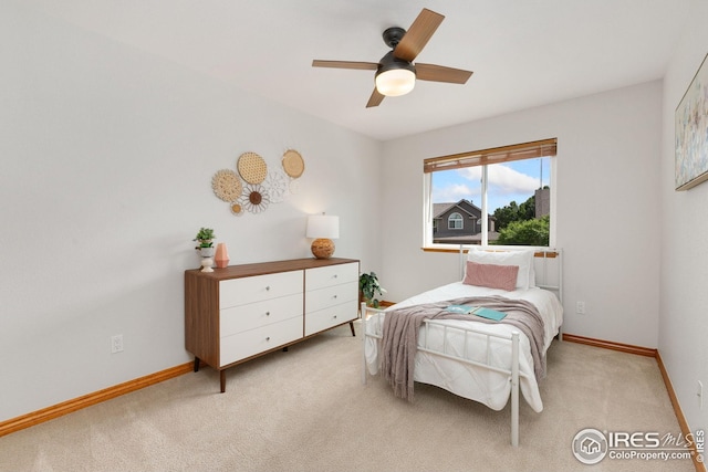 3514 Copper Spring Dr, Fort Collins, CO 80528 - carpeted bedroom featuring baseboards and a ceiling fan