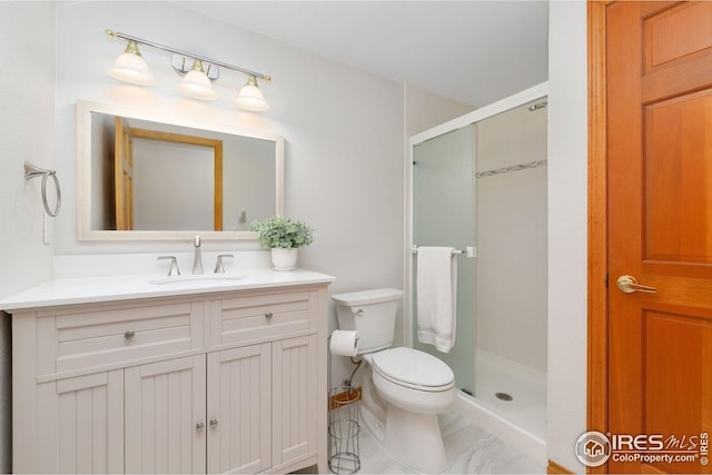 3514 Copper Spring Dr, Fort Collins, CO 80528 - full bathroom featuring a shower stall and vanity