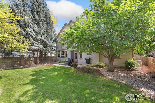 3514 Copper Spring Dr, Fort Collins, CO 80528 - fenced backyard with a patio