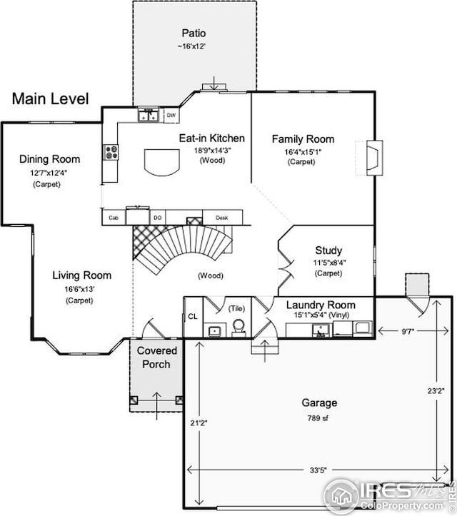 3514 Copper Spring Dr, Fort Collins, CO 80528 - view of property floor plan