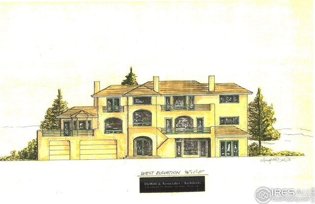 606 Sugarloaf Mountain Rd, Boulder, CO 80302 - mountain view with a heavily wooded area