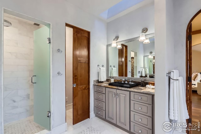 1570 County Road 37e, Lyons, CO 80540 - full bathroom with a shower stall and vanity