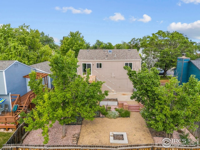2037 Spencer St, Longmont, CO 80501 - rear view of property with stairs