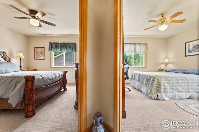 602 S 9th St, Berthoud, CO 80513 - carpeted bedroom featuring ceiling fan