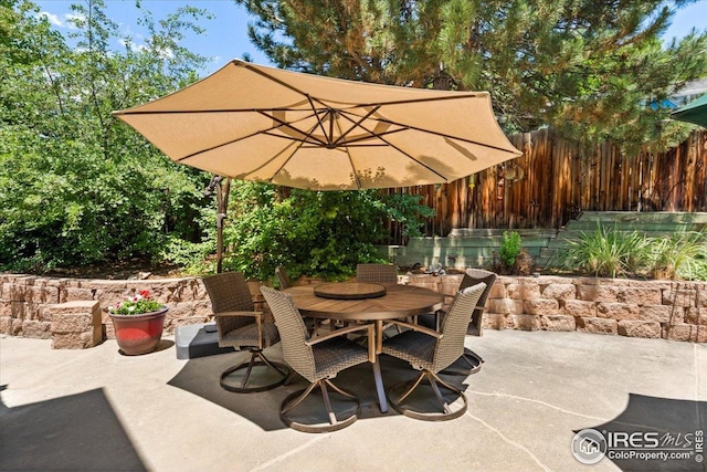 602 S 9th St, Berthoud, CO 80513 - view of patio with outdoor dining space