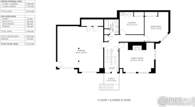 2029 Uplands Cir, Estes Park, CO 80517 - view of home floor plan