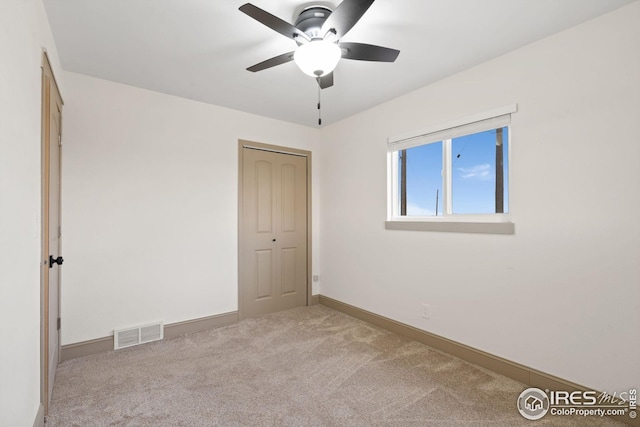 34288 County Road 59, Gill, CO 80624 - carpeted spare room with baseboards and ceiling fan