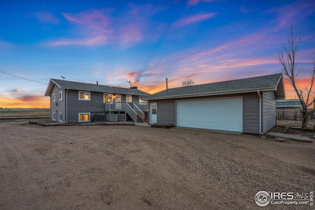 34288 County Road 59, Gill, CO 80624 - view of front of house featuring a garage