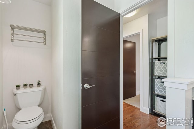 1944 Arapahoe Ave Unit A, Boulder, CO 80302 - bathroom featuring toilet and wood finished floors